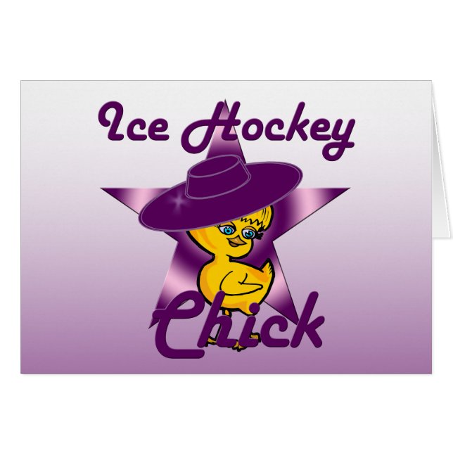 Ice Hockey Chick #9 (Voorkant Horizontaal)