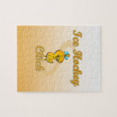 Ice Hockey Chick Legpuzzel (Horizontaal)
