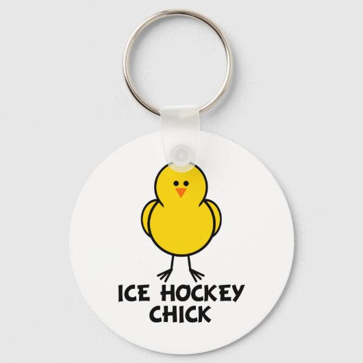 Ice Hockey Chick Sleutelhanger (Voorkant)