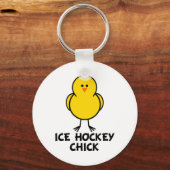 Ice Hockey Chick Sleutelhanger (Voorkant)