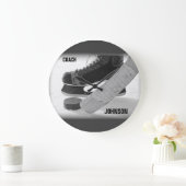 Ice Hockey Coach Bedankt Grote Klok (Huis)