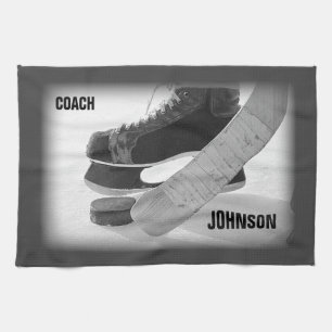 Ice Hockey Coach Bedankt Theedoek