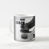 Ice Hockey Coach Dank u Mok (Voorkant links)