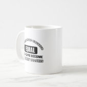 Ice Hockey Coach-design Koffiemok (Voorkant links)