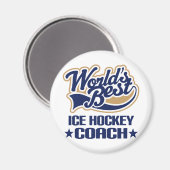 Ice Hockey Coach Gift Magneet (Voorkant / Achterkant)