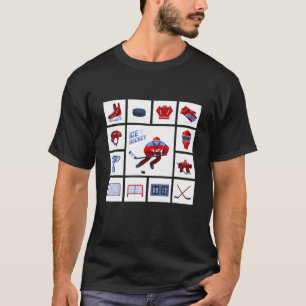 Ice Hockey Coach Ice Hockey Player Ice Hockey Stic T-shirt