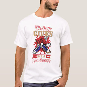 Ice Hockey Coach Ice Hockey Player Ice Hockey Stic T-shirt
