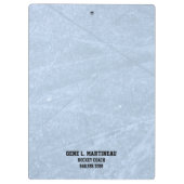 Ice Hockey Coach Klembord (Achterkant)