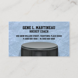 Ice Hockey Coach Visitekaartje