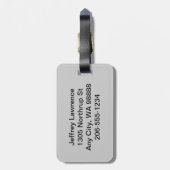 Ice Hockey Design-Bagagelabels Bagagelabel (Achterkant verticaal)