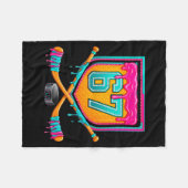 Ice Hockey Drip Number 67 Ice Hockey Player  Fleece Deken (Voorkant (Horizontaal))