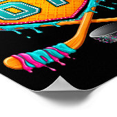 Ice Hockey Drip Number 67 Ice Hockey Player Poster (Hoek)