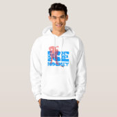 Ice Hockey elegant Hoodie (Voorkant volledig)