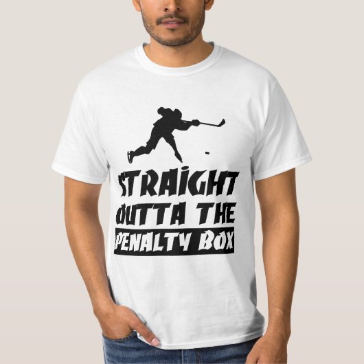 Ice Hockey Enforcer Penalty Box  T-shirt (Voorkant)