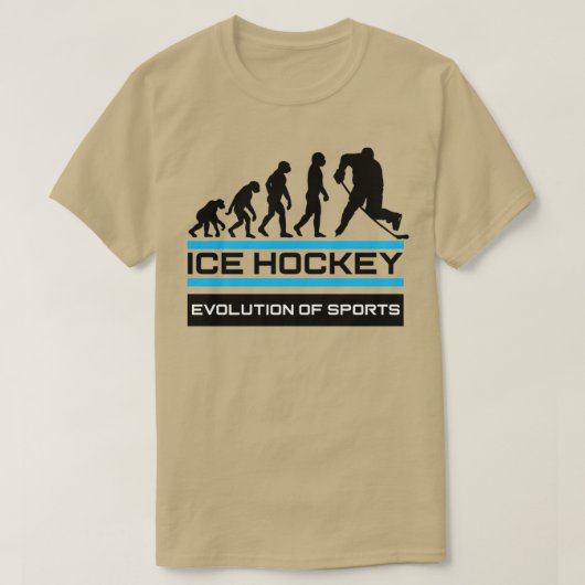 Ice Hockey Evolution of Sports T-shirt (Design voorkant)