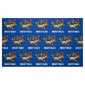 Ice Hockey Fabric van de aard, de JOUW TEKST, de K Stof (Fat Quarter)