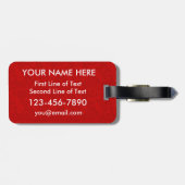  Ice Hockey Fan Baggage Label Bagagelabel (Achterkant horizontaal)