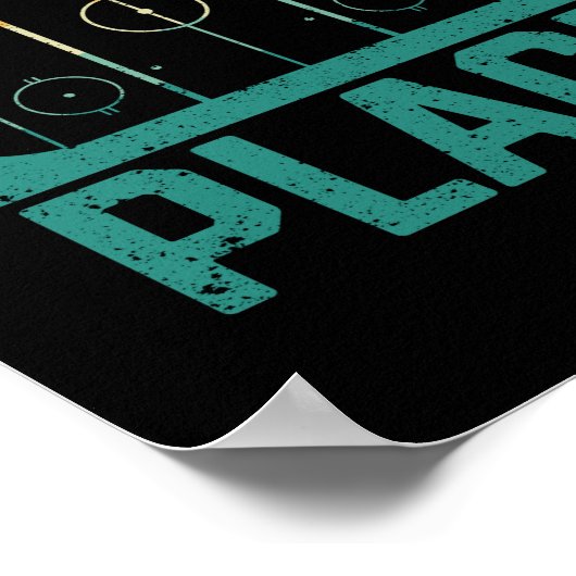 Ice hockey figure skating ice rink winter poster (Hoek)