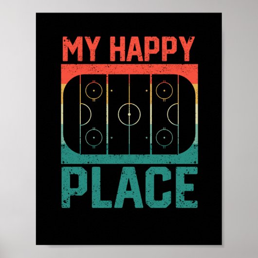 Ice hockey figure skating ice rink winter poster (Voorkant)