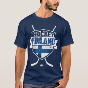 Ice Hockey Finland schild Suomi T-shirt