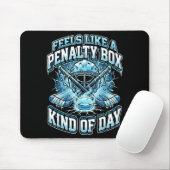 Ice Hockey Funny Feels Like A Penalty Box Kind Of  Muismat (Met muis)