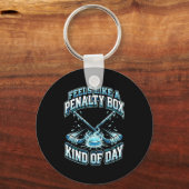 Ice Hockey Funny Feels Like A Penalty Box Kind Of Sleutelhanger (Voorkant)