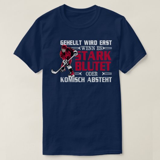 Ice Hockey Funny Gezegde T-shirt (Design voorkant)