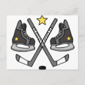 . Ice Hockey Gear Briefkaart (Voorkant)