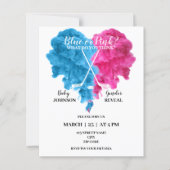 Ice Hockey gender onthult uitnodiging (Voorkant)