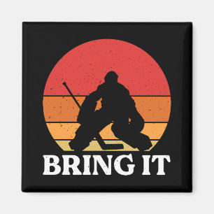 Ice Hockey Goalie brengt hem mee Magneet