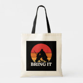 Ice Hockey Goalie brengt hem mee Tote Bag (Achterkant)