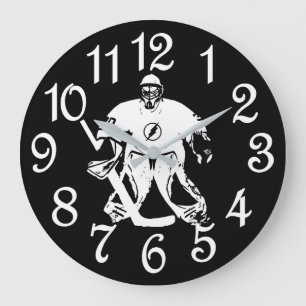 Ice Hockey Goalie Clock - Gift for Hockey Players Grote Klok