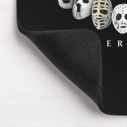 Ice Hockey Goalie Evolution  aan Modern Masker Muismat (Hoek)