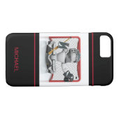 Ice Hockey Goalie Gepersonaliseerde naam | Sport Case-Mate iPhone Case (Achterkant (Horizontaal))