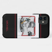 Ice Hockey Goalie Gepersonaliseerde naam | Sport Case-Mate iPhone Case (Achterkant (horizontaal))