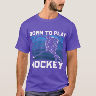 Ice Hockey Goalie Gift Idea geboren in Hockey T-shirt
