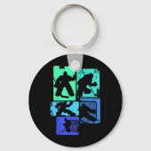 Ice Hockey Goalie Hockey Player Kids Boys Youth Me Sleutelhanger (Voorkant)