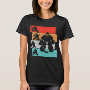 Ice Hockey Goalie Hockey Player Kinder Boys Youth  T-shirt