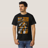 Ice Hockey Goalie I Ice Hockey Player Goalie I Hoc T-shirt (Voorkant volledig)