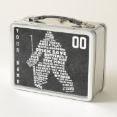  Ice Hockey Goalie Lunch Box (Achterkant)