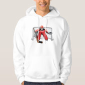 Ice Hockey Goalie Mannen Hoodie (Voorkant)