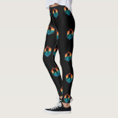 Ice Hockey Goalie Player Retro  Leggings (Links)