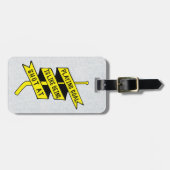 Ice Hockey Goalie Quote Bagagelabel Sjabloon (Voorkant horizontaal)