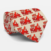 Ice Hockey Goalie Quote Stropdas (Opgerold)