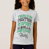 Ice Hockey Goalie Quote Tee Shirt (Voorkant)