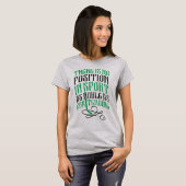 Ice Hockey Goalie Quote Tee Shirt (Voorkant volledig)