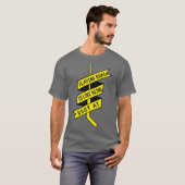 Ice Hockey Goalie Quote Tee Shirt (Voorkant volledig)