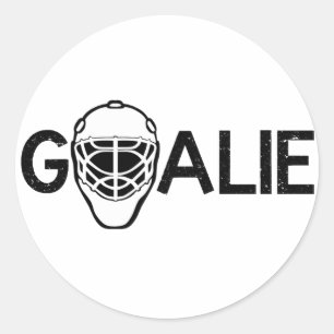 Ice Hockey Goalie Ronde Sticker