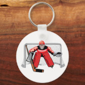 Ice Hockey Goalie Sleutelhanger (Voorkant)