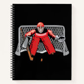 Ice Hockey Goalie Spiral notebook Notitieboek (Voorkant)